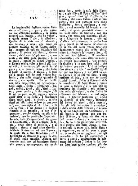 Gazzetta veneta che contiene tutto quello, ch'è da vendere, da comperare, da darsi a fitto, le cose ricercate, le perdute, le trovate, in Venezia, o fuori di Venezia, il prezzo delle merci, il valore de' cambj, ed altre notizie, parte dilettevoli, e parte utili al Pubblico