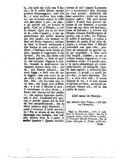 Gazzetta veneta che contiene tutto quello, ch'è da vendere, da comperare, da darsi a fitto, le cose ricercate, le perdute, le trovate, in Venezia, o fuori di Venezia, il prezzo delle merci, il valore de' cambj, ed altre notizie, parte dilettevoli, e parte utili al Pubblico