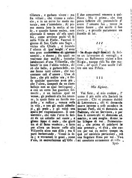 Gazzetta veneta che contiene tutto quello, ch'è da vendere, da comperare, da darsi a fitto, le cose ricercate, le perdute, le trovate, in Venezia, o fuori di Venezia, il prezzo delle merci, il valore de' cambj, ed altre notizie, parte dilettevoli, e parte utili al Pubblico