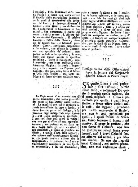 Gazzetta veneta che contiene tutto quello, ch'è da vendere, da comperare, da darsi a fitto, le cose ricercate, le perdute, le trovate, in Venezia, o fuori di Venezia, il prezzo delle merci, il valore de' cambj, ed altre notizie, parte dilettevoli, e parte utili al Pubblico