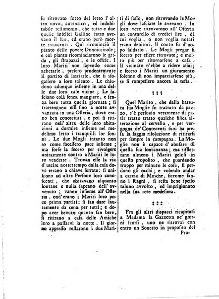 Gazzetta veneta che contiene tutto quello, ch'è da vendere, da comperare, da darsi a fitto, le cose ricercate, le perdute, le trovate, in Venezia, o fuori di Venezia, il prezzo delle merci, il valore de' cambj, ed altre notizie, parte dilettevoli, e parte utili al Pubblico