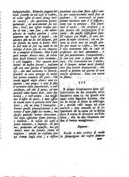 Gazzetta veneta che contiene tutto quello, ch'è da vendere, da comperare, da darsi a fitto, le cose ricercate, le perdute, le trovate, in Venezia, o fuori di Venezia, il prezzo delle merci, il valore de' cambj, ed altre notizie, parte dilettevoli, e parte utili al Pubblico