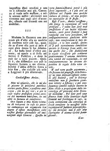 Gazzetta veneta che contiene tutto quello, ch'è da vendere, da comperare, da darsi a fitto, le cose ricercate, le perdute, le trovate, in Venezia, o fuori di Venezia, il prezzo delle merci, il valore de' cambj, ed altre notizie, parte dilettevoli, e parte utili al Pubblico