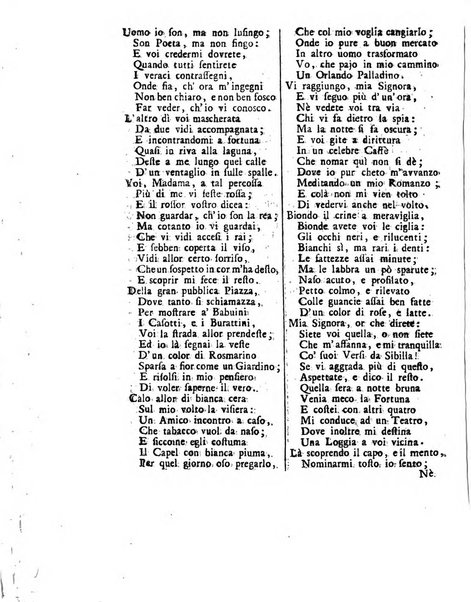 Gazzetta veneta che contiene tutto quello, ch'è da vendere, da comperare, da darsi a fitto, le cose ricercate, le perdute, le trovate, in Venezia, o fuori di Venezia, il prezzo delle merci, il valore de' cambj, ed altre notizie, parte dilettevoli, e parte utili al Pubblico