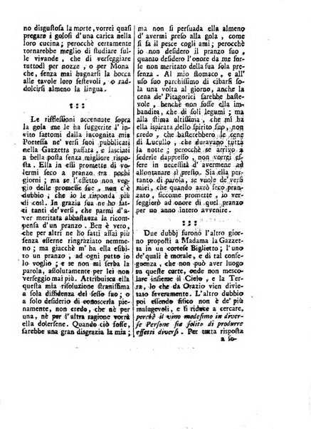 Gazzetta veneta che contiene tutto quello, ch'è da vendere, da comperare, da darsi a fitto, le cose ricercate, le perdute, le trovate, in Venezia, o fuori di Venezia, il prezzo delle merci, il valore de' cambj, ed altre notizie, parte dilettevoli, e parte utili al Pubblico