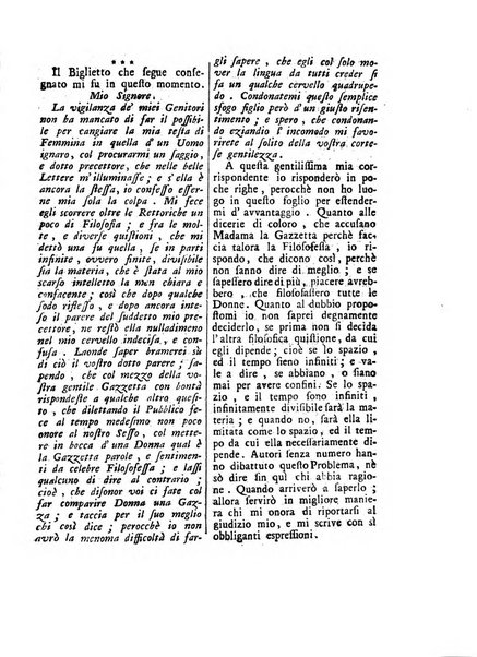 Gazzetta veneta che contiene tutto quello, ch'è da vendere, da comperare, da darsi a fitto, le cose ricercate, le perdute, le trovate, in Venezia, o fuori di Venezia, il prezzo delle merci, il valore de' cambj, ed altre notizie, parte dilettevoli, e parte utili al Pubblico