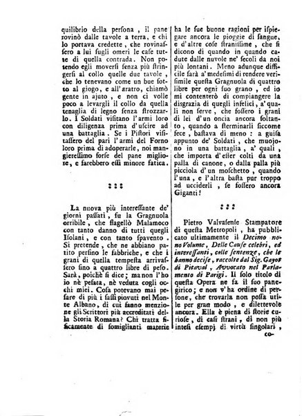 Gazzetta veneta che contiene tutto quello, ch'è da vendere, da comperare, da darsi a fitto, le cose ricercate, le perdute, le trovate, in Venezia, o fuori di Venezia, il prezzo delle merci, il valore de' cambj, ed altre notizie, parte dilettevoli, e parte utili al Pubblico