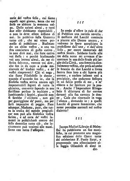 Gazzetta veneta che contiene tutto quello, ch'è da vendere, da comperare, da darsi a fitto, le cose ricercate, le perdute, le trovate, in Venezia, o fuori di Venezia, il prezzo delle merci, il valore de' cambj, ed altre notizie, parte dilettevoli, e parte utili al Pubblico