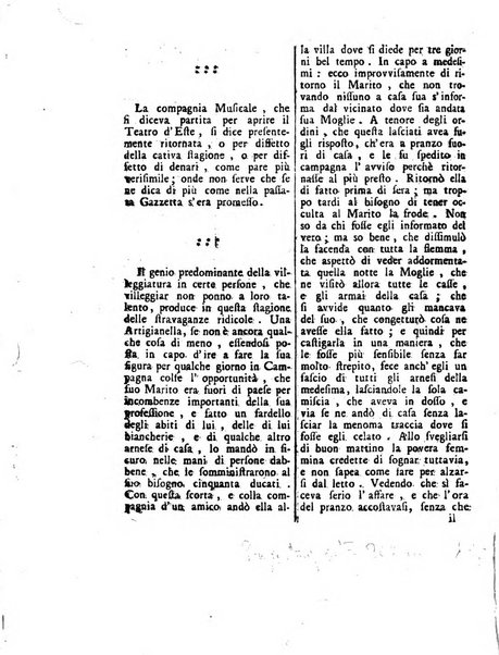 Gazzetta veneta che contiene tutto quello, ch'è da vendere, da comperare, da darsi a fitto, le cose ricercate, le perdute, le trovate, in Venezia, o fuori di Venezia, il prezzo delle merci, il valore de' cambj, ed altre notizie, parte dilettevoli, e parte utili al Pubblico