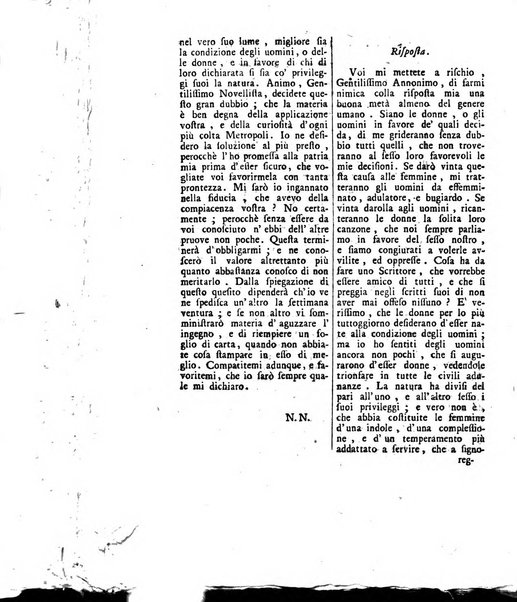 Gazzetta veneta che contiene tutto quello, ch'è da vendere, da comperare, da darsi a fitto, le cose ricercate, le perdute, le trovate, in Venezia, o fuori di Venezia, il prezzo delle merci, il valore de' cambj, ed altre notizie, parte dilettevoli, e parte utili al Pubblico