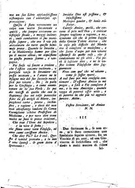 Gazzetta veneta che contiene tutto quello, ch'è da vendere, da comperare, da darsi a fitto, le cose ricercate, le perdute, le trovate, in Venezia, o fuori di Venezia, il prezzo delle merci, il valore de' cambj, ed altre notizie, parte dilettevoli, e parte utili al Pubblico