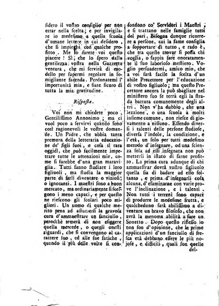 Gazzetta veneta che contiene tutto quello, ch'è da vendere, da comperare, da darsi a fitto, le cose ricercate, le perdute, le trovate, in Venezia, o fuori di Venezia, il prezzo delle merci, il valore de' cambj, ed altre notizie, parte dilettevoli, e parte utili al Pubblico