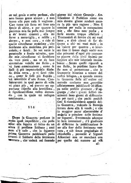 Gazzetta veneta che contiene tutto quello, ch'è da vendere, da comperare, da darsi a fitto, le cose ricercate, le perdute, le trovate, in Venezia, o fuori di Venezia, il prezzo delle merci, il valore de' cambj, ed altre notizie, parte dilettevoli, e parte utili al Pubblico