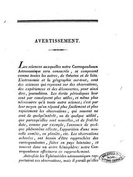 Correspondance astronomique, geographique, hydrographique et statistique du Baron de Zach