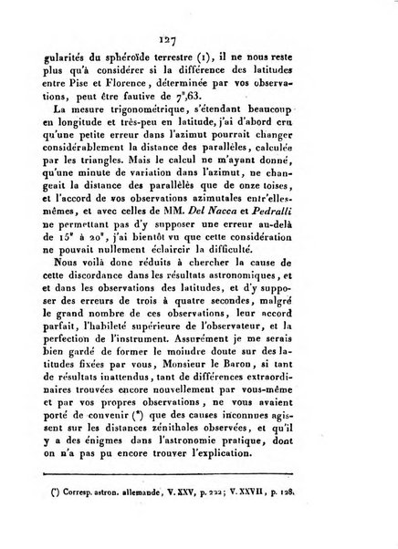 Correspondance astronomique, geographique, hydrographique et statistique du Baron de Zach