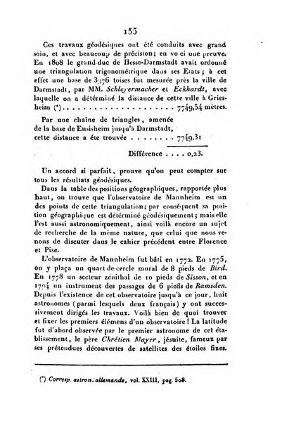 Correspondance astronomique, geographique, hydrographique et statistique du Baron de Zach