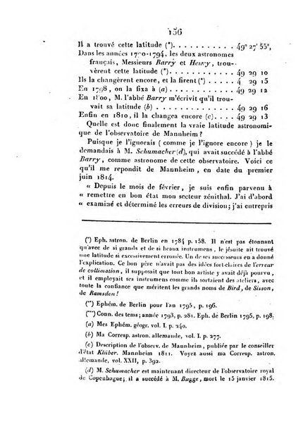 Correspondance astronomique, geographique, hydrographique et statistique du Baron de Zach