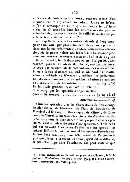 Correspondance astronomique, geographique, hydrographique et statistique du Baron de Zach