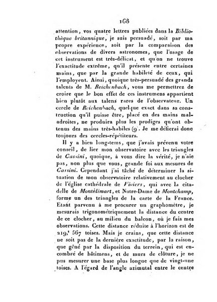 Correspondance astronomique, geographique, hydrographique et statistique du Baron de Zach