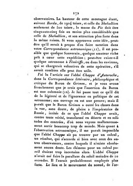 Correspondance astronomique, geographique, hydrographique et statistique du Baron de Zach