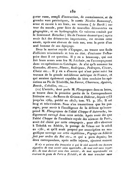 Correspondance astronomique, geographique, hydrographique et statistique du Baron de Zach