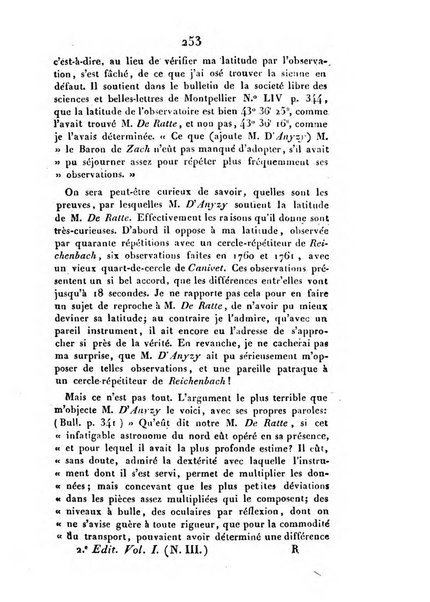 Correspondance astronomique, geographique, hydrographique et statistique du Baron de Zach