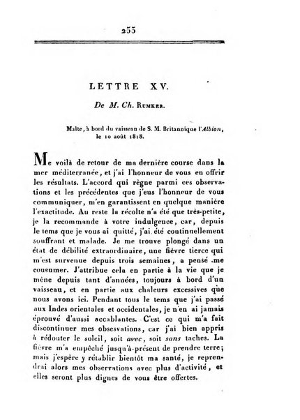 Correspondance astronomique, geographique, hydrographique et statistique du Baron de Zach