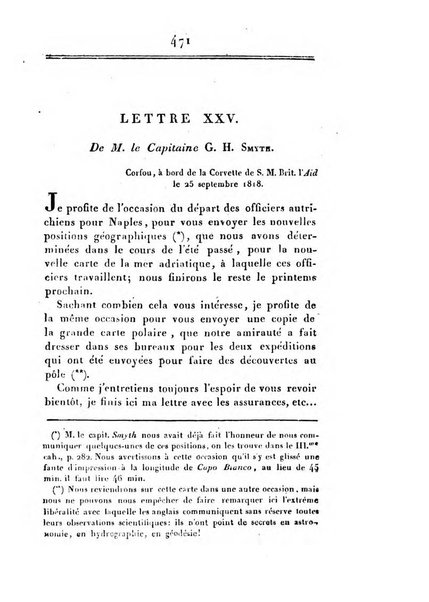 Correspondance astronomique, geographique, hydrographique et statistique du Baron de Zach