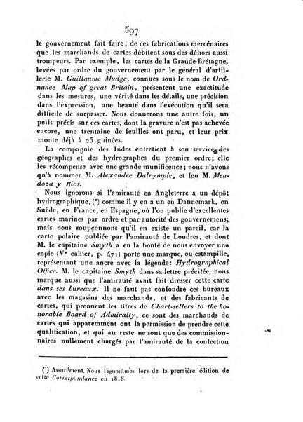 Correspondance astronomique, geographique, hydrographique et statistique du Baron de Zach