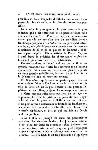 Correspondance astronomique, geographique, hydrographique et statistique du Baron de Zach