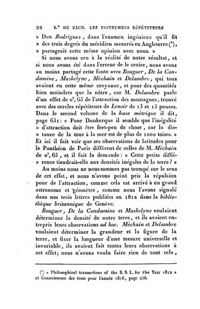 Correspondance astronomique, geographique, hydrographique et statistique du Baron de Zach