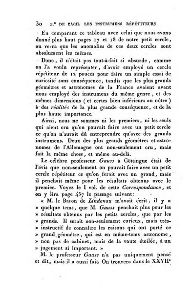 Correspondance astronomique, geographique, hydrographique et statistique du Baron de Zach