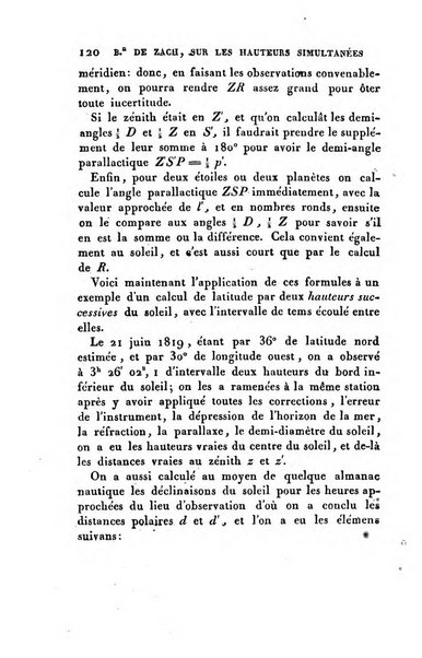 Correspondance astronomique, geographique, hydrographique et statistique du Baron de Zach