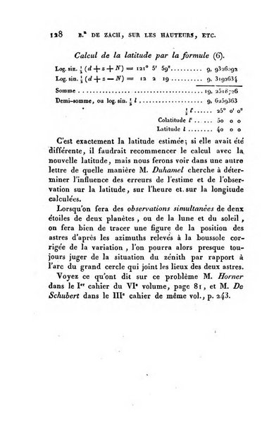 Correspondance astronomique, geographique, hydrographique et statistique du Baron de Zach