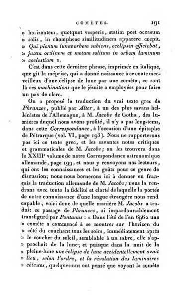 Correspondance astronomique, geographique, hydrographique et statistique du Baron de Zach