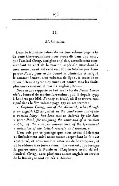 Correspondance astronomique, geographique, hydrographique et statistique du Baron de Zach