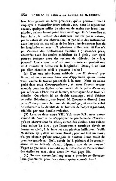 Correspondance astronomique, geographique, hydrographique et statistique du Baron de Zach