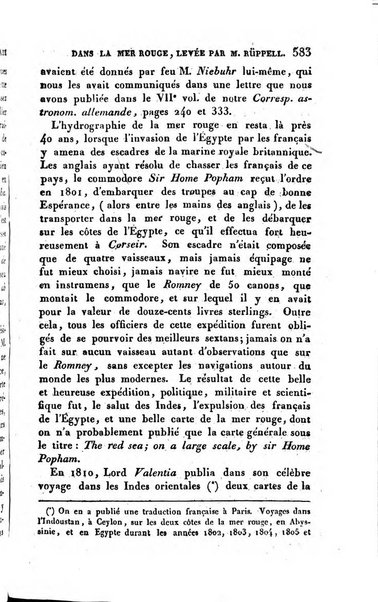 Correspondance astronomique, geographique, hydrographique et statistique du Baron de Zach