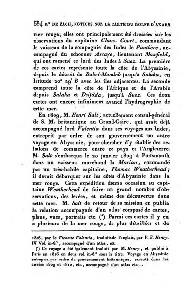 Correspondance astronomique, geographique, hydrographique et statistique du Baron de Zach