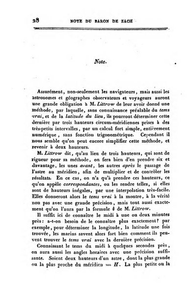 Correspondance astronomique, geographique, hydrographique et statistique du Baron de Zach