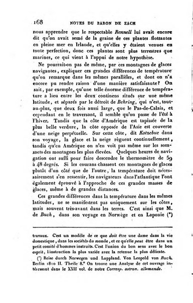 Correspondance astronomique, geographique, hydrographique et statistique du Baron de Zach