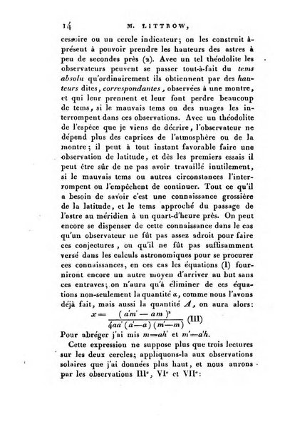 Correspondance astronomique, geographique, hydrographique et statistique du Baron de Zach