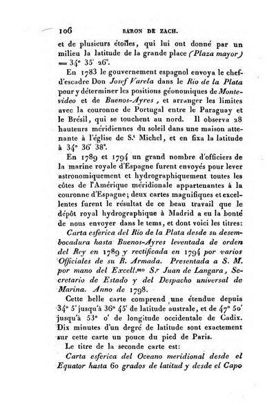 Correspondance astronomique, geographique, hydrographique et statistique du Baron de Zach