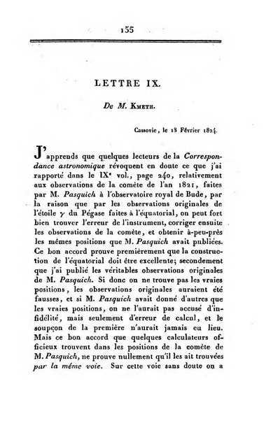 Correspondance astronomique, geographique, hydrographique et statistique du Baron de Zach