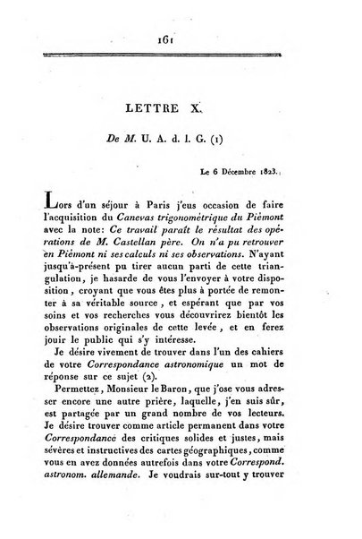 Correspondance astronomique, geographique, hydrographique et statistique du Baron de Zach