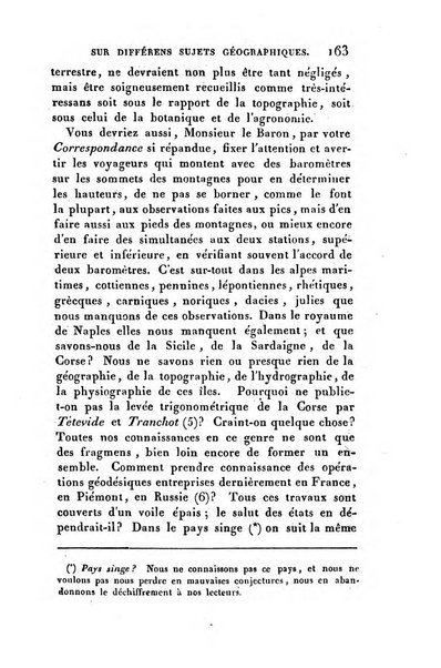 Correspondance astronomique, geographique, hydrographique et statistique du Baron de Zach