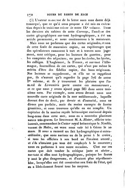 Correspondance astronomique, geographique, hydrographique et statistique du Baron de Zach