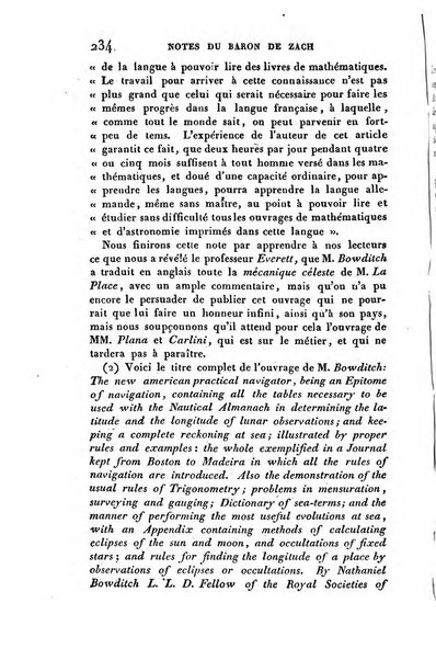 Correspondance astronomique, geographique, hydrographique et statistique du Baron de Zach