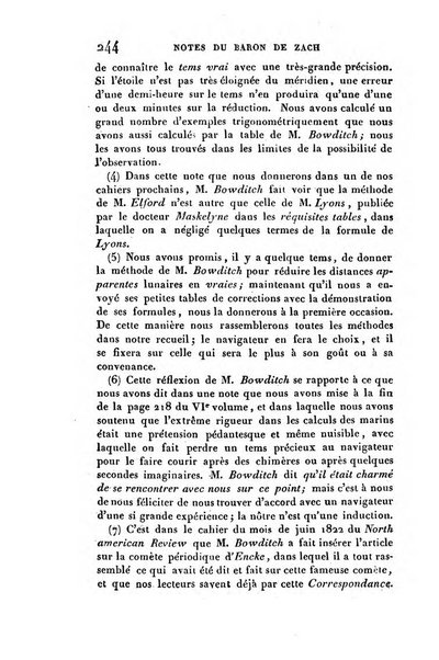 Correspondance astronomique, geographique, hydrographique et statistique du Baron de Zach