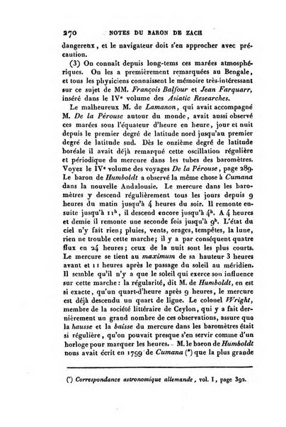 Correspondance astronomique, geographique, hydrographique et statistique du Baron de Zach